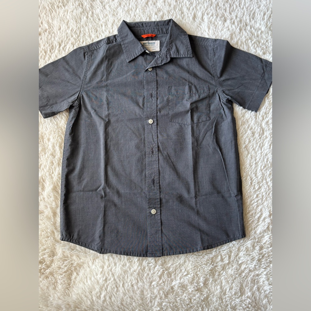Urban Pipeline Charcoal Button-Up Shirt